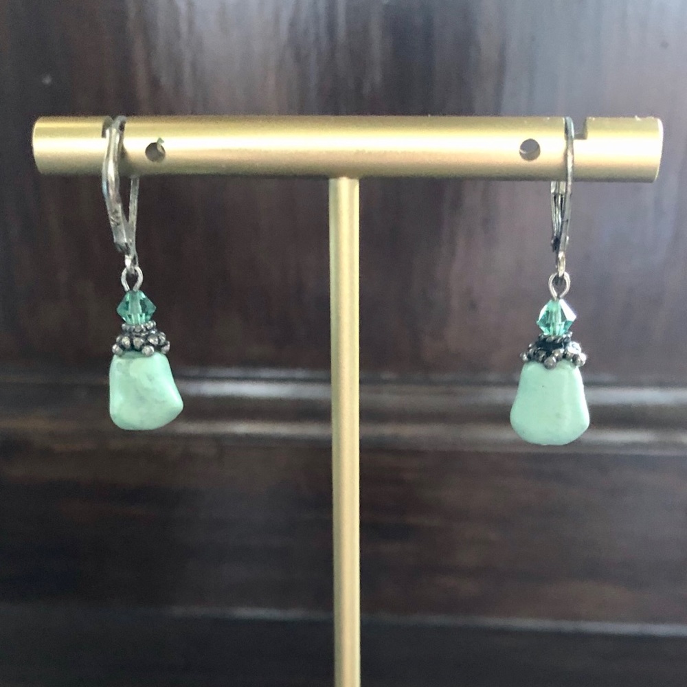 Marie Chavez Turquoise Drop Earrings